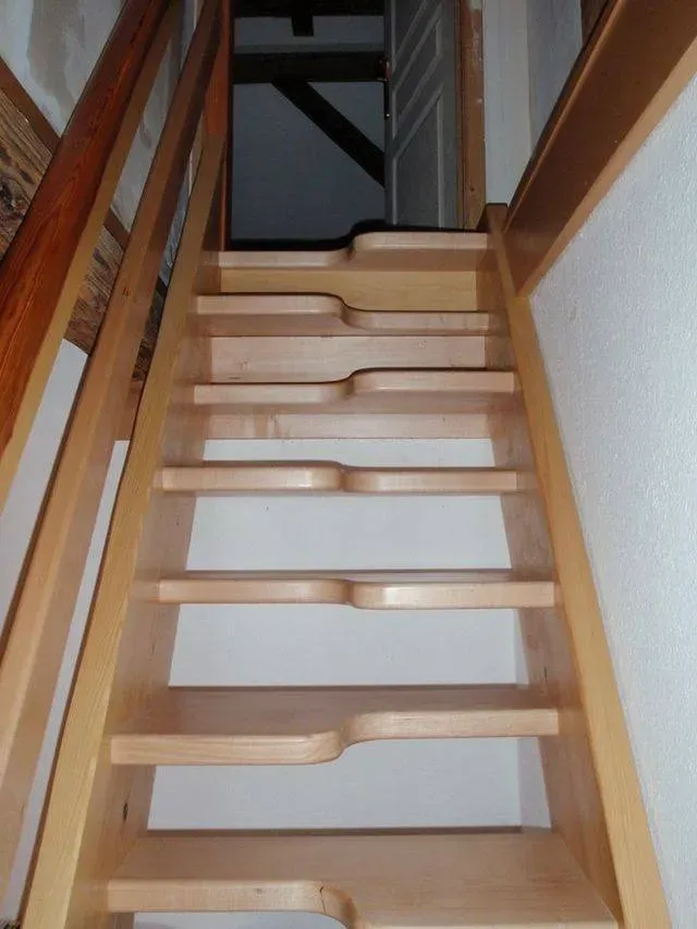 Escaliers bois à Westhouse